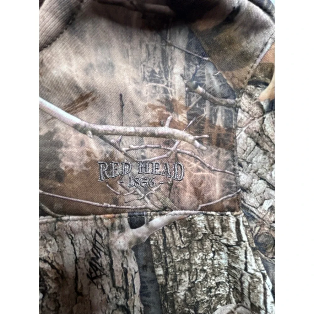 RedHead Youth Medium Kanati Camo Quarter Zip Fleece Hoodie Hunting Jacket